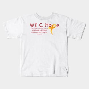 WE C Hope Lg Ribbon Alt Tagline Kids T-Shirt